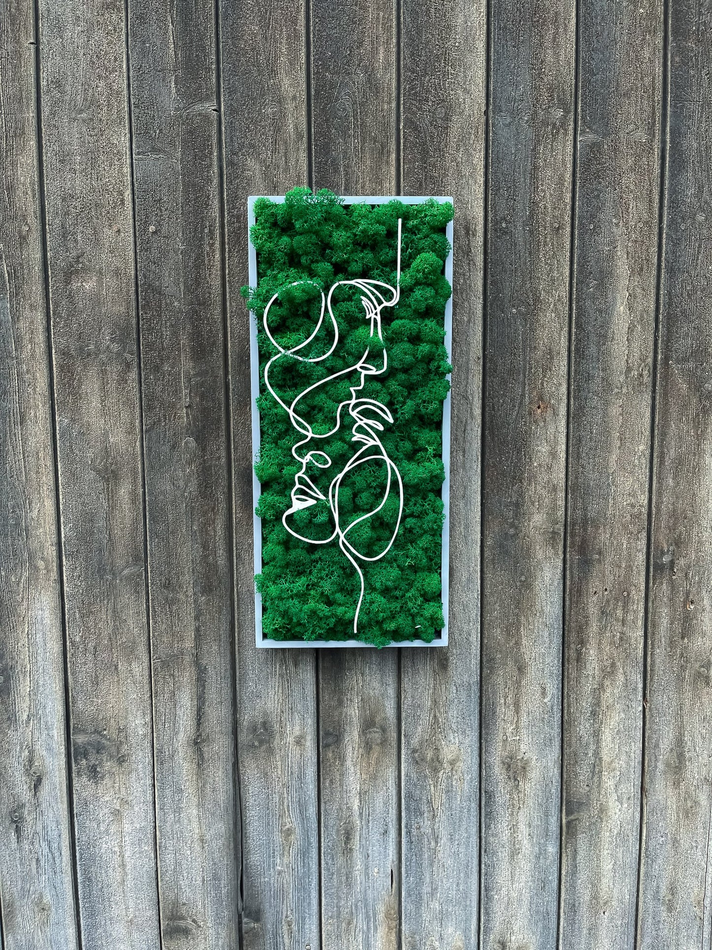 Rahmen Moos Moosbild Wand Wanddekoration Bild Gemälde Pflanzen Pflanzenbild Wandgarten Design Geschenk Muttertag Mutter Büro Raum Home Office Zimmer Blickfang Natur Holz Islandmoos Rentiermoos Lichen Island Bollenmoos Rechteck Quadratisch Quadrat Rechteckig biophelic Gemälde nordisch nordic Unikat urban Liebe
