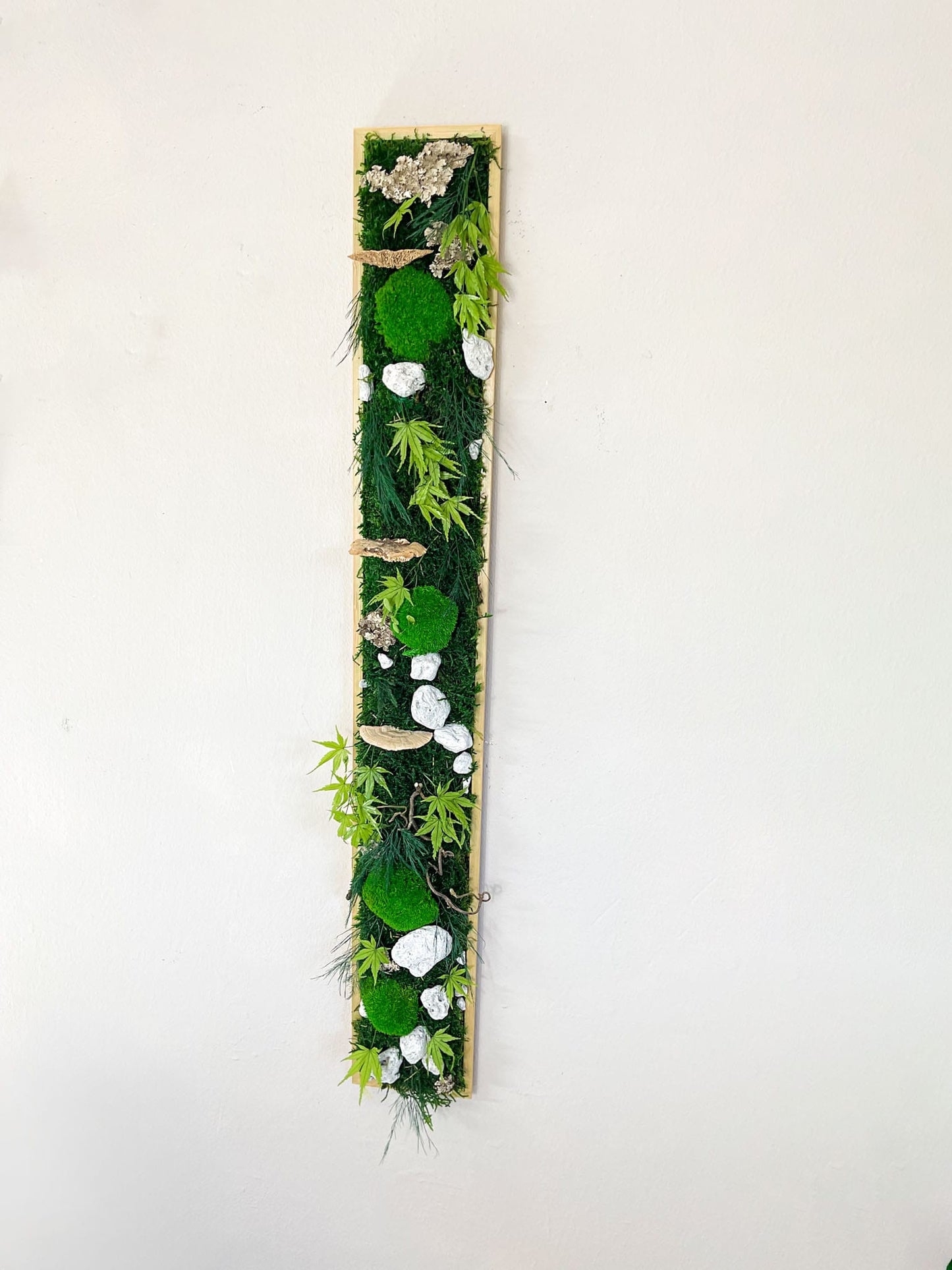 Geschenk Rahmen modern moos Moosbild Hellgrün Grün Natur Moosbilder Mooswand Pflanzen Pflanzenbild Flachmoos Waldmoos Muttertag Geburtstag Wohnung Wand Deko Dekoration Stein Steine Waldstein Baumschwamm Baumpilz Pilze Baumpilz Ast Äste Nussbaum Korkenzieher Korkenzieheräste Gedankenwunder Manufaktur Kugelmoos Hügelmoos Design Designer Wandbild Flechte Flechten biophelic grün Baumscheiben Waldmoos Gemälde Holz Holzsorten Auswahl Farben Steinpfad Wandpanelle Akustikpanelle Design Designer