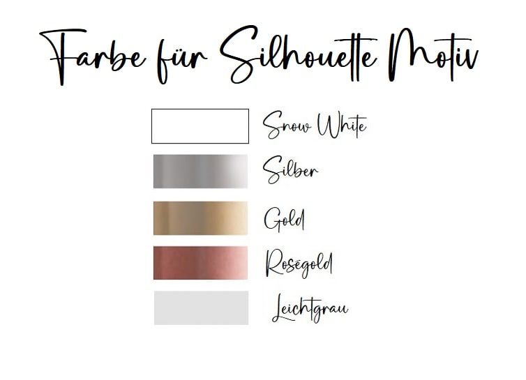 Moosbild "Aimé" Silhouette Islandmoos