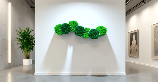 Kreis Rund Islandmoos Rentiermoos Ast Teak Treibholz innen grün Wald Innenraum Deko Dekoration verschwungen geschwungen Baum Lebensbaum Leben Dekoast Äste