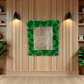 Geschenk Rahmen modern moos Moosbild  Hellgrün Grün Natur Moosbilder Mooswand Pflanzen Pflanzenbild Flachmoos Waldmoos Muttertag Geburtstag Wohnung Wand Deko Dekoration Islandmoos Rentiermoos Buddha Holz Stück Zen Yoga Laden Einrichtung studio Praxis zen 