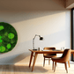 Geschenk Rahmen modern moos Moosbild  Hellgrün Grün Natur Moosbilder Mooswand Pflanzen Pflanzenbild Flachmoos Waldmoos Muttertag Geburtstag Wohnung Wand Deko Dekoration Islandmoos Rentiermoos Ast Teak Treibholz innen grün Wald Innenraum Deko Dekoration verschwungen geschwungen Baum Lebensbaum Leben Dekoast Äste rund kreis Home office Büro Schreibtisch Stuhl Lampe Einrichtung modern rustikal