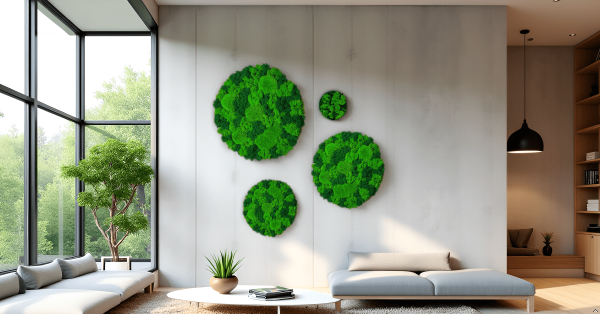 Geschenk Rahmen modern moos Moosbild  Hellgrün Grün Natur Moosbilder Mooswand Pflanzen Pflanzenbild Flachmoos Waldmoos Muttertag Geburtstag Wohnung Wand Deko Dekoration Islandmoos Rentiermoos Ast Teak Treibholz innen grün Wald Innenraum Deko Dekoration gewerbe wohnzimmer einrichtung Natur Pflanzen konserviert Schlafzimmer