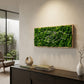 Moosbild Wanddeko Naturdeko Wandkunst Handgemacht Wohndesign Interior Design Mooskunst Holzrahmen Naturinspiration Verbundenheit Liebe Harmonie Geschenkidee Wohnzimmerdeko Moderne Wanddeko Nachhaltiges Design Boho Style Minimalismus Raumgestaltung Unikat Handmade Dekoration Grünpflanzen Wohnaccessoires Kunsthandwerk spa deko Bürodeko Gedankenwunder Hand Hände Verbundenheit zur Natur