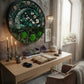 Geschenk Rahmen modern moos Moosbild  Hellgrün Grün Natur Moosbilder Mooswand Pflanzen Pflanzenbild Flachmoos Waldmoos Wohnung Wand Deko Dekoration Islandmoos Rentiermoos Ast Teak moderne Hexe Hexen Blocksberg lavendel Amethyst mystisch Zauber zaubern hexen Naturzauber Ritual Einrichtung Wicca Gedankenwunder