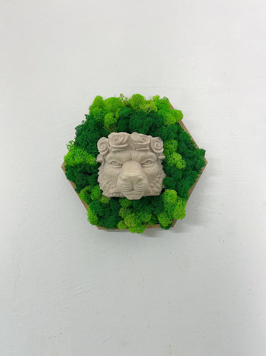 Geschenk Pusteblume Rahmen Rechteck Islandmoos moos Moosbild Rentiermoos Hellgrün Grün Natur Bollenmoos Flachmoos Waldmoos Muttertag Geburtstag Wohnung Löwe Symbol Stärke König der Tiere Deko
Kraft Mut Wandbild Statement Wanddeko inspirierende Wandkunst Motivations Deko Büro Dschungel Kombi 