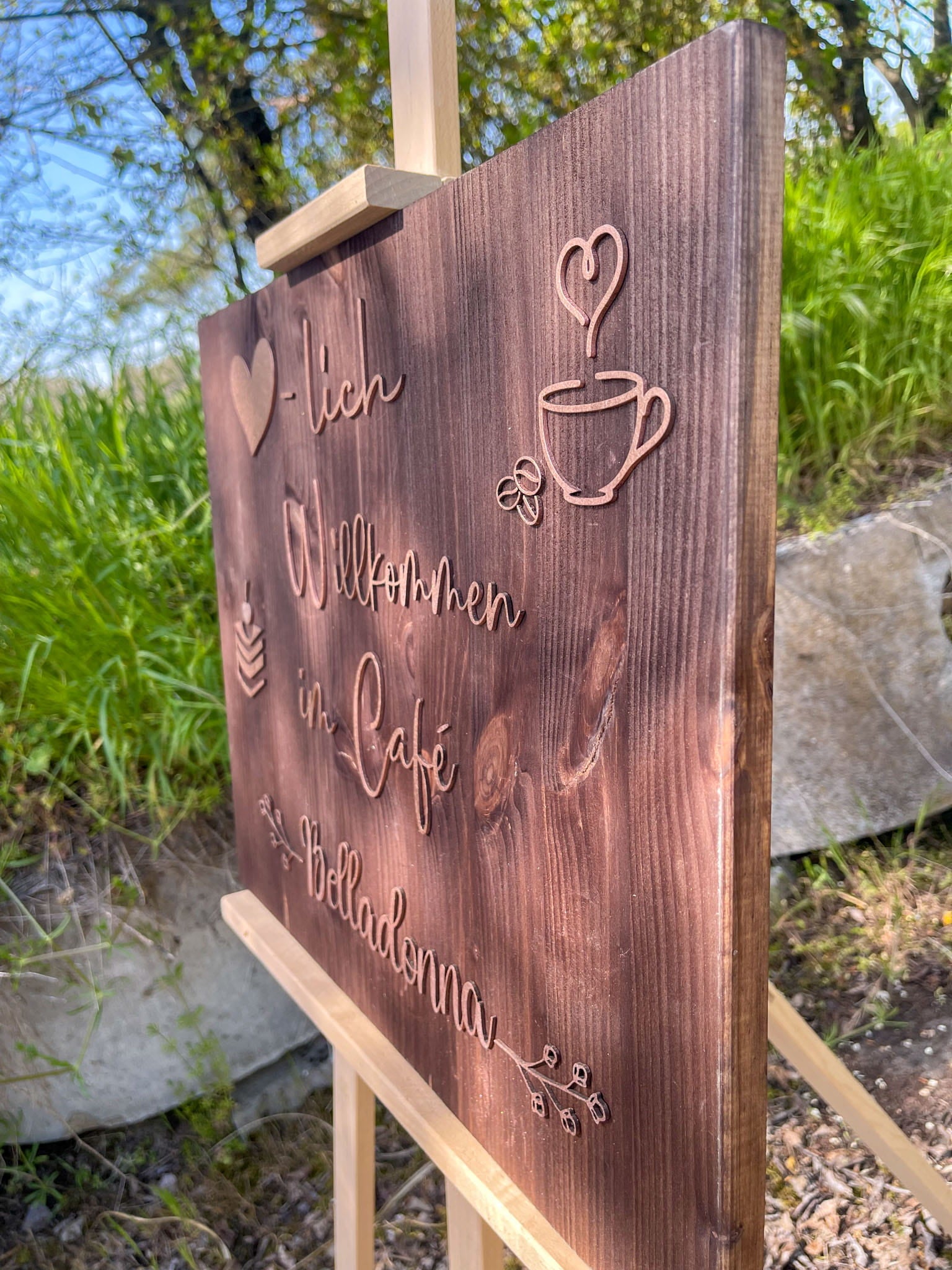 Custom Cafe Sign
Personalized Wood Sign
Wooden Welcome Sign
Rustic Cafe Decor
Farmhouse Decor
Business Sign
Coffee Bar Decor
Cafe Entrance Sign
Handmade Wood Sign Gewerbe Schild Besitz Laden Ladeneinrichtung 