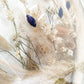 Glasbild Trockenblumen Trockenblume Deko Glas Bild Rahmen Blume Hochzeit Geschenk Muttertag Brautstrauß Objektrahmen Hochzeit
