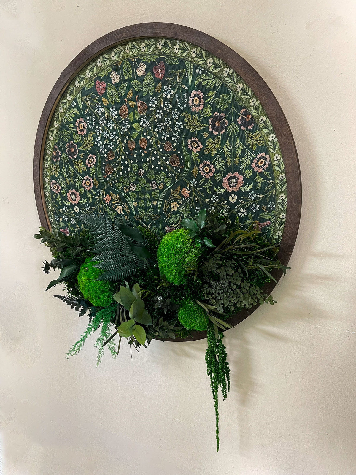 Geschenk Rahmen modern moos Moosbild  Hellgrün Grün Natur Moosbilder Mooswand Pflanzen Pflanzenbild Flachmoos Waldmoos Muttertag Geburtstag Wohnung Wand Deko Dekoration