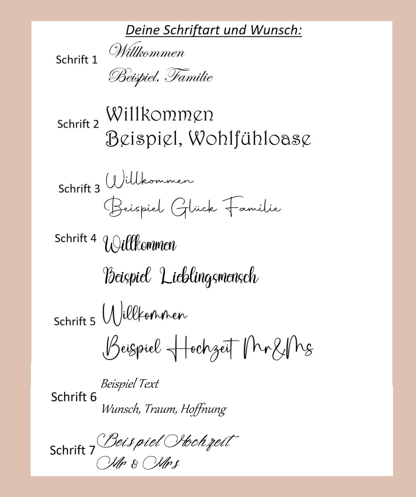 10er Set Tischaufsteller Name, Tischnummer Hochzeit