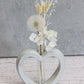 Betonherz Beton Herzform heartshaped Trockenblumen driedflowers handgefertigt Blumenstrauß Strauß handmade Pusteblume Dandelion homedeco decoration wedding Hochzeit Deko heart Herz Wohnung Küche