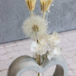 Betonherz Beton Herzform heartshaped Trockenblumen driedflowers handgefertigt Blumenstrauß Strauß handmade Pusteblume Dandelion homedeco decoration wedding Hochzeit Deko heart Herz Wohnung Küche