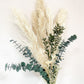 Trockenblumenstrauß Strauß Blumenstrauß Wohnung Eukalyptus Pampasgras Pampas Wildwiese Wohnzimmer gemütlich homedecor decoration Deko driedflowers Trockenblumen flowers handmade handgefertigt