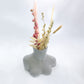 Body Körper Vase Groß Blumen Beton Vase in grau