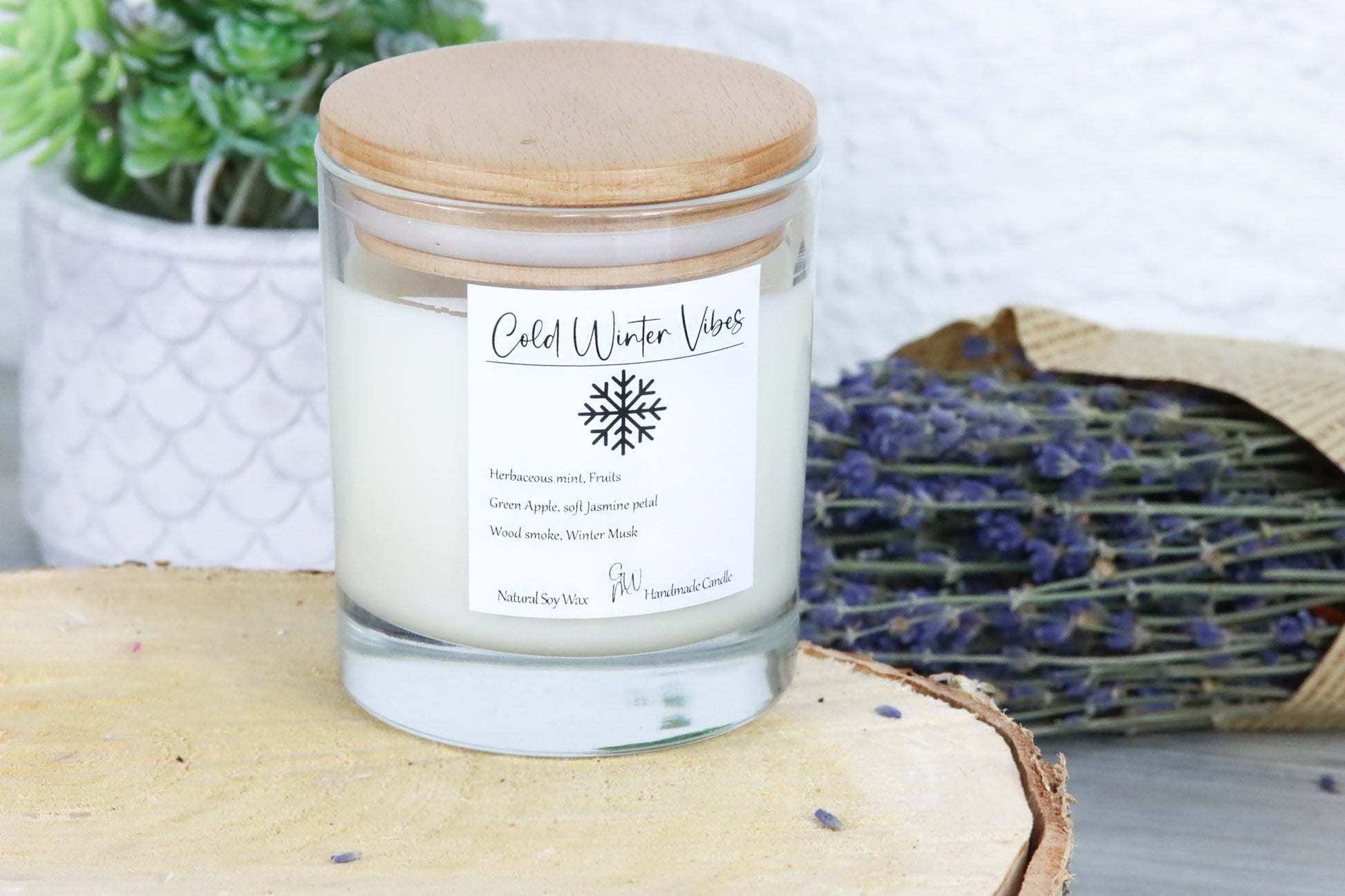 Kerze candle Wachs Sojawachs Winter Vibes Herbst autumn woodsmoke herb soft Jasmin scentedcandle Duftkerze cosy gemütlich Knisterdocht Baumwolldocht crackling knistern cotton Wohnzimmer livingroom