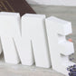 Beton Buchstaben weiß white Home Heimat zuhause homedecor decoration Deko Wohnzimmer Terrasse Küche frostsicher massiv Design