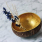 Kokos Kokosnussschale Schmuckschale tropical Urlaub Vacation kreativ gold, silber, Rosé kreativ Geschenkidee Freundin Home Deco