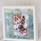 Bild Hund dog animal Acrylglas Glas Acryl animallover hydrangeas Hortensien Wunschbild Wunsch wish driedflowers Trockenblumen Tierbild Erinnerung memory Geschenkidee