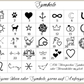 Wunschsymbol Symbol personalisiert personalized Personalisierung 